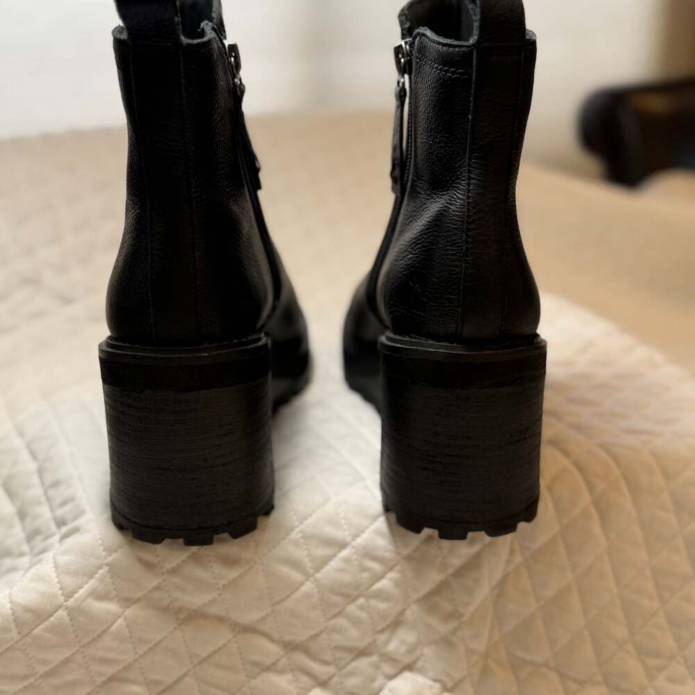 Zodiac Black Ankle Boots - Picture 7 of 10